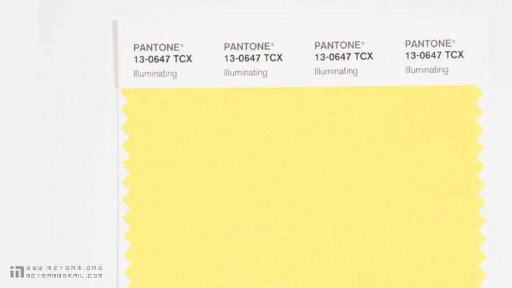 زرد و خاکستری رنگ سال ۲۰۲۱